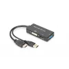 HDMI 3in1 Adapter Digitus AK-330403-002-S