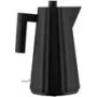 Alessi MDL06/1 B Plisse Electric Kettle 100 cl, Schwarz (MDL06/1 B)