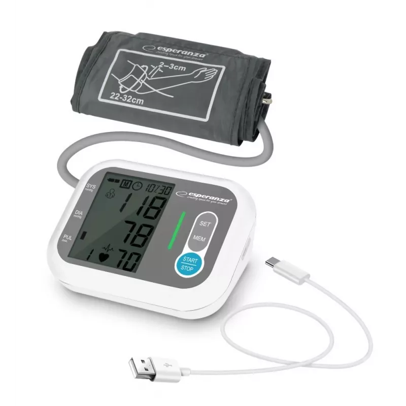 Blutdruckmessgerät Esperanza ECB005 automatische Messung mit LCD-Display