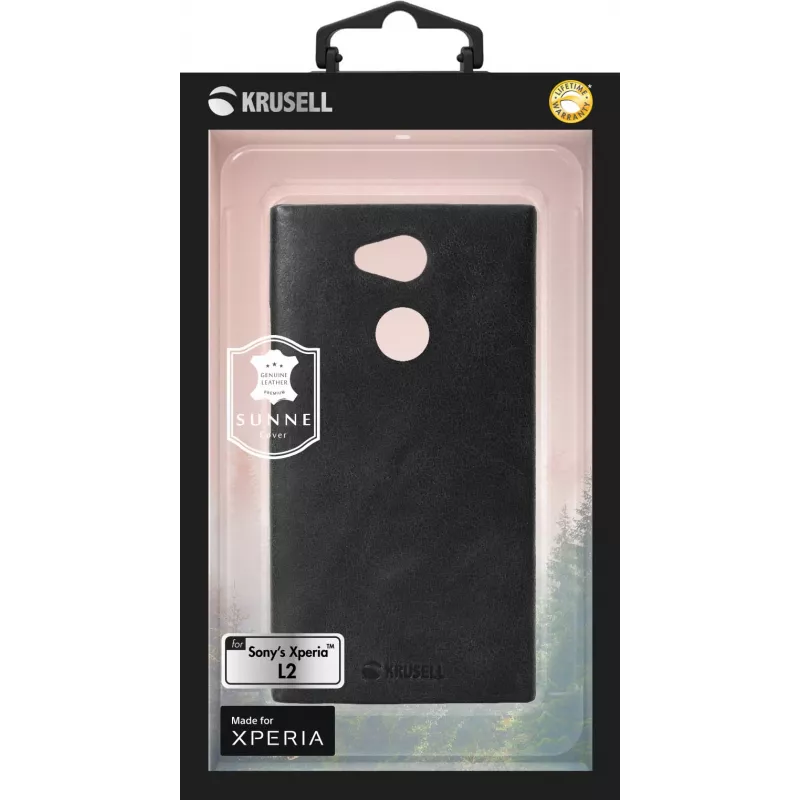 Cover Krusell SUNNE Sony Xperia L2 14 cm (5,5 Zoll) Schwarz