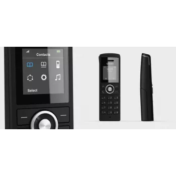 Snom M25 - Schnurloses Erweiterungshandgerät mit Rufnummernanzeige/Anklopffunktion - DECT - Schwarz (3987)