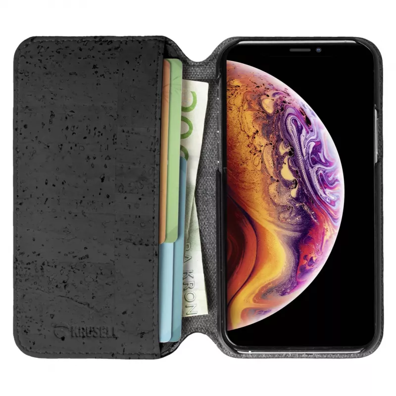 Krusell Birka Folio Case für iPhone 11 Pro Max 16,5 cm Schwarz