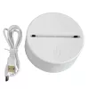 Nachtlampe Extralink HOME 3D Herz optische Täuschung Nachttischlampe USB