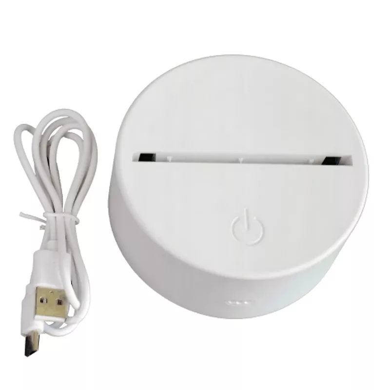 Nachtlampe Extralink HOME 3D Herz optische Täuschung Nachttischlampe USB