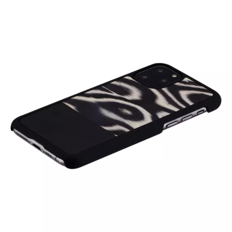 Smartphone-Hülle man and wood für iPhone 11 Pro – leopard Schwarz Schutzcover