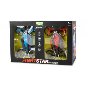 Amewi FightStar Battle Bundle Drohne rot & blau — Modell 25344, für Indoor-/Outdoor-Nutzung, geeignet für Kinder ab 8 Jahren