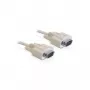 Serielles Kabel DeLOCK Sub-D 9 84228 3m Beige