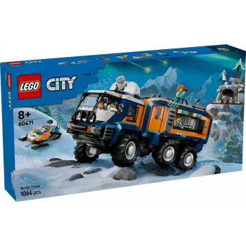 LEGO City Arktis-Expeditions-LKW 60471 – 1064-teiliges Spielset mit 4 Minifiguren, mobiles Labor, für Kinder ab 8 Jahren