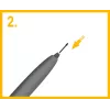 Stylus-Spitzen für Onyx E-Reader Note 3 — Ersatzspitzen, Schwarz, 5 Stück