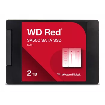 SSD-Laufwerk Western Digital Red SA500 2TB 2,5 Zoll SATA III, 3D-NAND, NAS