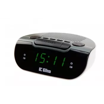 Radio Cu Ceas/alarma LED, Eltra, 127x53x98 Mm, Gri/White