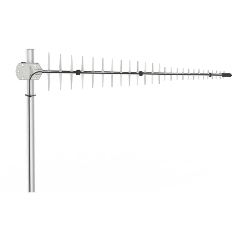 Poynting Antennen LTE/GSM Mast A-LPDA-0092 Silber SMA (M) LoRa Helium 11dbi Yagi/Mast SMA -Male 7m Kabel