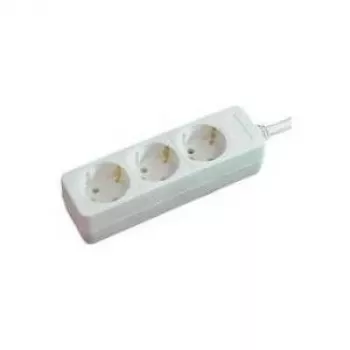Steckdosenleiste hugo brennenstuhl 1150620015 — 1,4 m Kabel, 3 AC-Steckdosen, weiß