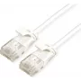 ROLINE GREEN UTP DataCenter Patchkabel Cat.6A (Klasse EA), LSOH, schlank, Weiß, 2 m (21.44.0982)