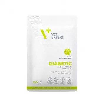 VET EXPERT Veterinary Diet Diabetic Cat - Nassfutter für Katzen - 100g