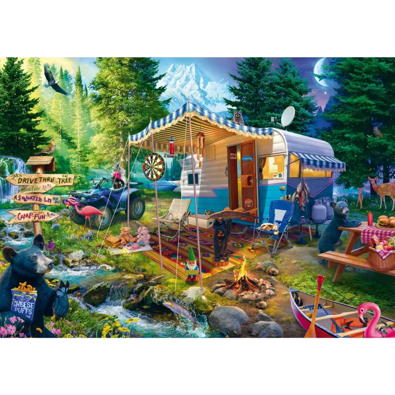Puzzle 1000 Teile, schmidt spiele — Jeff Haynie: Mit der Karawane in den Bergen