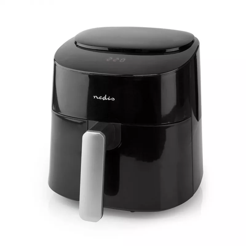 Heißluftfritteuse Nedis KAAF160BK, Einzelkorb, 4,2 L, 1300 W, Schwarz
