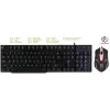 Rebeltec Kabelgebundenes Tastatur- und Maus-Set