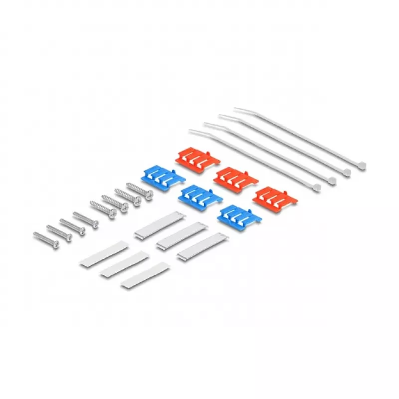 DeLOCK 67052 Keystone-Aufputzgehäuse für Glasfasermodule, 6-Port, weiß