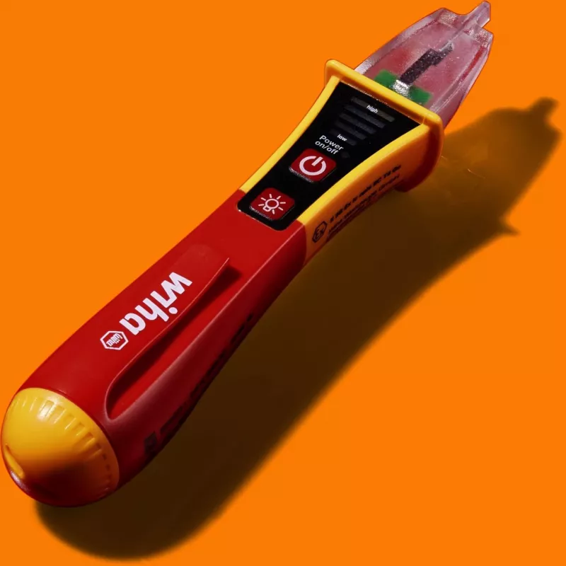 Berührungsloser Spannungsprüfer Wiha SB2551301 mit LED-Anzeige, stiftförmiger Detektor