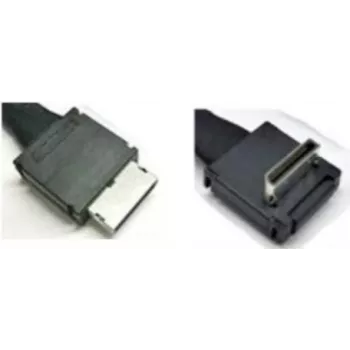 Intel OCuLink Cable Kit AXXCBL600CVCR - Internes SAS-Kabel - 4i MiniLink SAS (SFF-8611) (M) gerade auf 4i MiniLink SAS (SFF-8611) (M) rechtwinklig - 60 cm