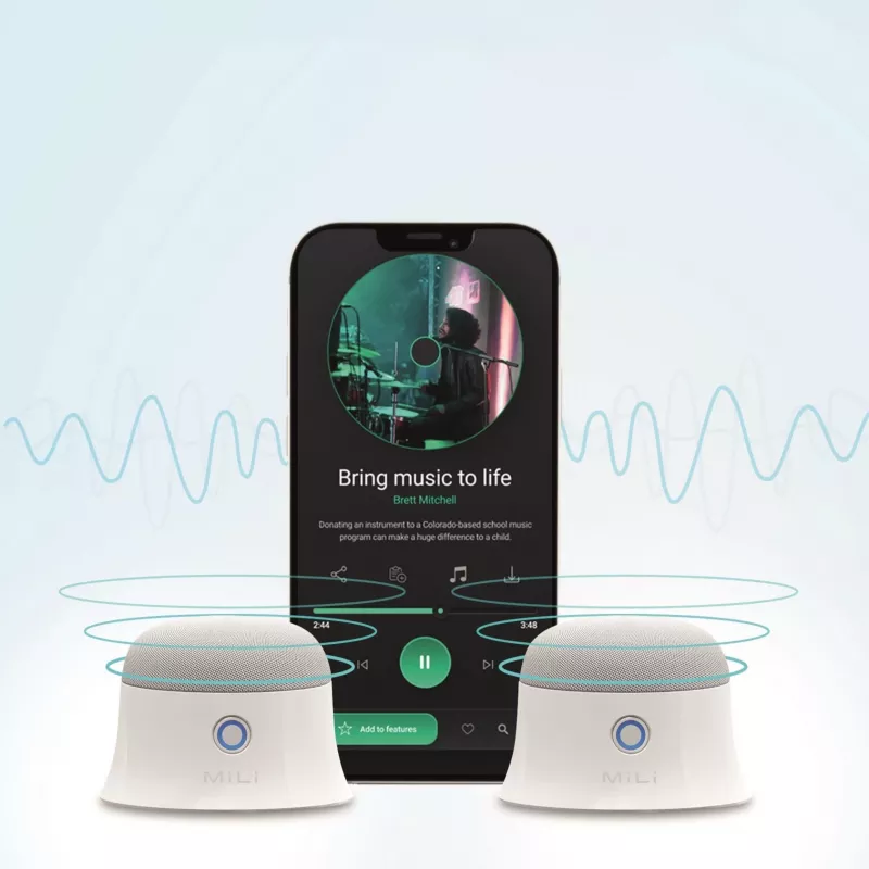 Tragbarer Lautsprecher Ultron Mag Soundmate, Weiß