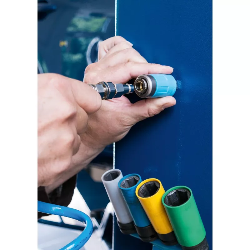 Sicherheitskupplung Hazet 9000-061 1/4 Zoll, Nenndruck 10 bar, pneumatische Schnellverschlusskupplung