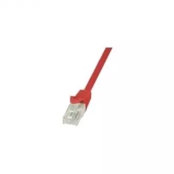 Netzwerkkabel LogiLink 3m RJ-45 Cat6 U/UTP Rot