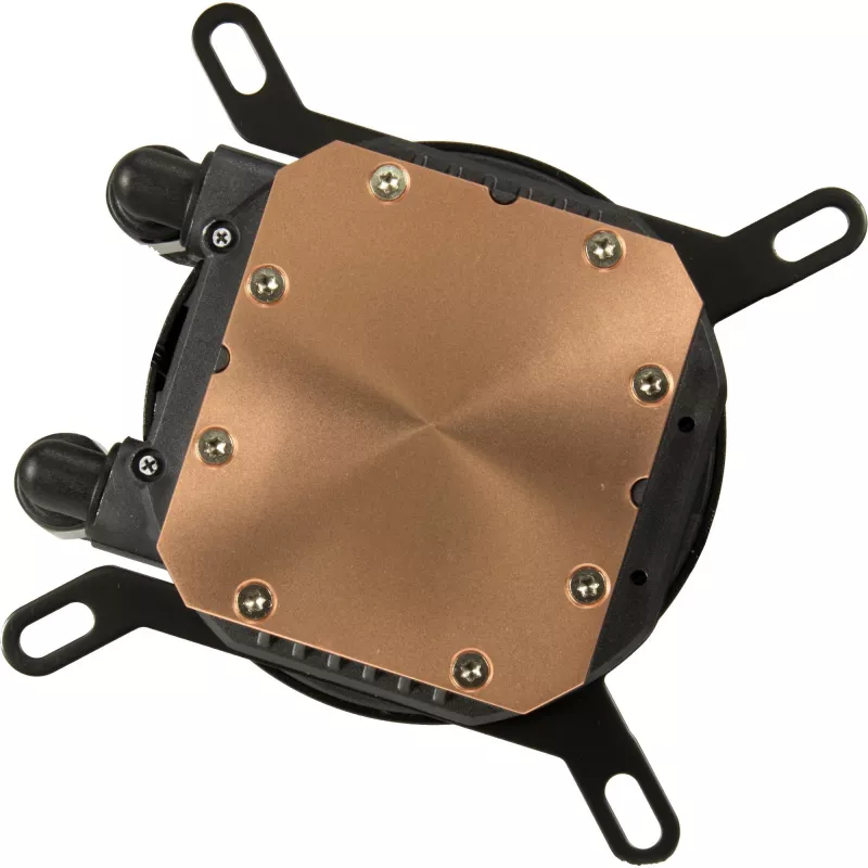All-in-One-Flüssigkeitskühler INTER-TECH LC-360 RGB — 12-cm-Lüfter, hydraulisches Lager, schwarz