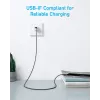 Anker Innovations 322 USB-A auf USB-C Kabel Nylon 1,8M Schwarz - Kabel - Digital/Daten