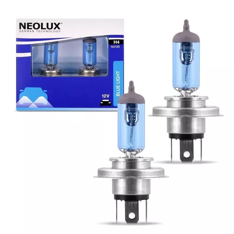 Neolux Blue Light H4 12 V 60/55 W, 2 Stk.