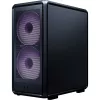 PC-Gehäuse Cooler Master MasterFrame 500 Mesh Midi Tower – Schwarz mit transparenter Seite, unterstützt ATX/EATX, 2x200 mm vorne, 1x120 mm hinten