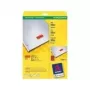 Selbstklebende Druckeretiketten Avery L6036-20, rot, A4, 25,4×10 mm, 3780 Etiketten (20 Blatt)
