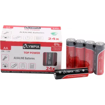 Haushaltsbatterie AA Alkaline Olympia 40179