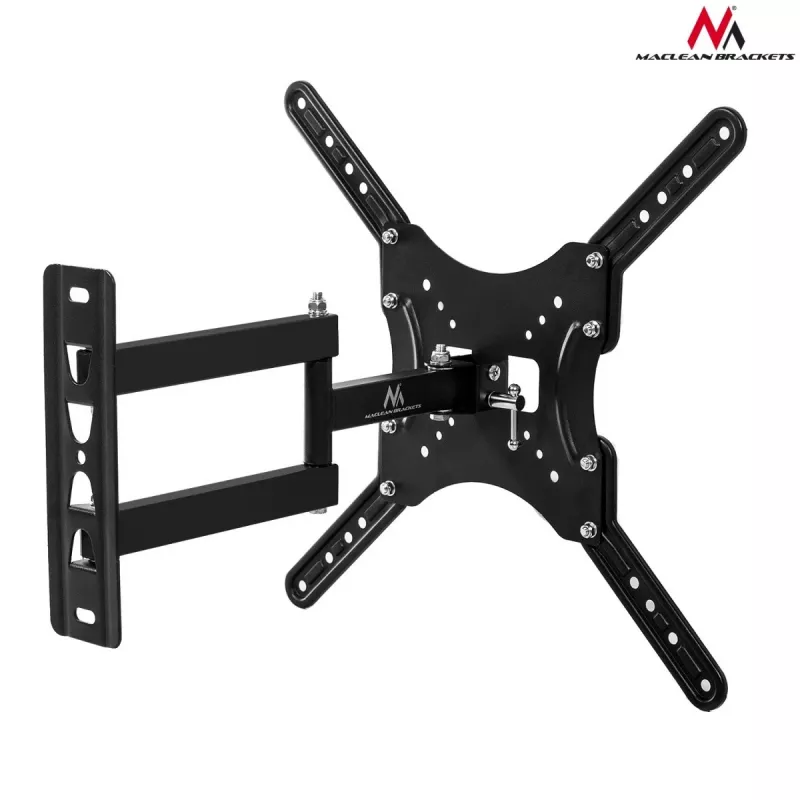 TV-Wandhalterung Maclean MC-759 für 13–55 Zoll Bildschirme, 30 kg Tragfähigkeit, VESA 75x75–400x400, neigbar und verstellbare Tiefe