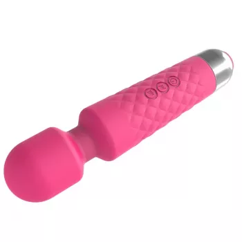 Klitoris-Massagegerät Erolab Wand-M MFN01r Rosé Pink — kompakter Massagestab im Zauberstab-Stil