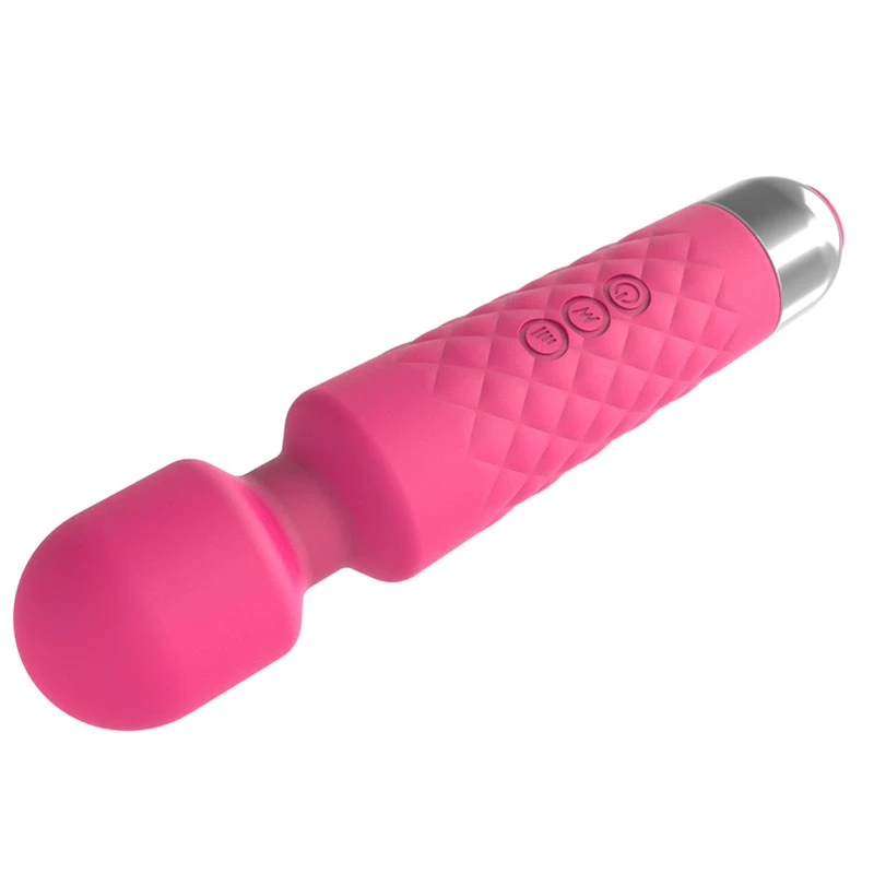 Klitoris-Massagegerät Erolab Wand-M MFN01r Rosé Pink — kompakter Massagestab im Zauberstab-Stil