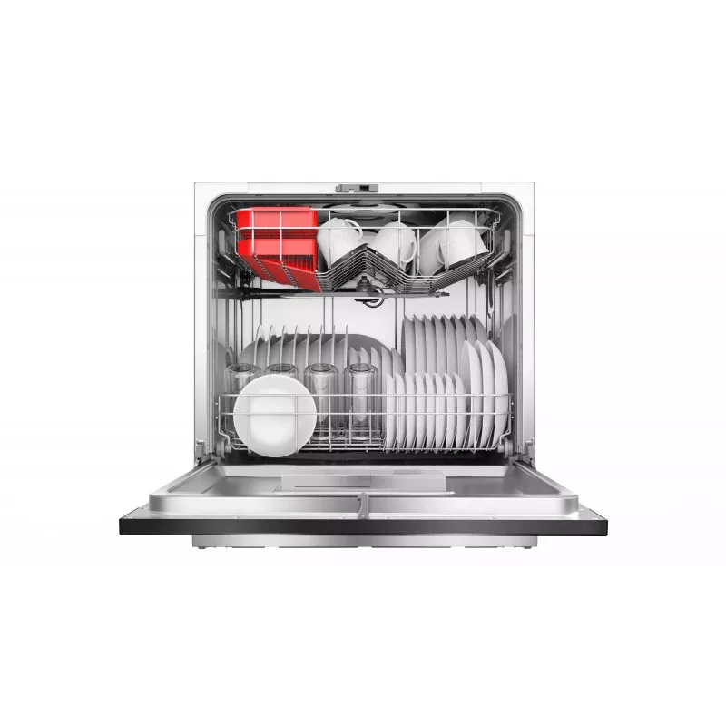 Geschirrspüler Toshiba DW-08T2EE(W)-PL, 8 Gedecke, Energieeffizienzklasse F, 49 dB, 55×59×50 mm