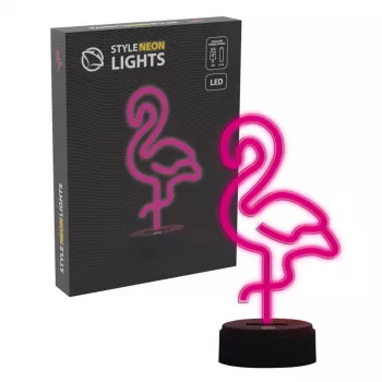 Tisch/Dekorative LED-Lampe MANTA SNL79PK rosa Flamingo – LED-Dekorationsleuchte