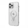 Schutzhülle GUAN für iPhone 16 mit 10H Temperglas, integrierter Kickstand, weiß