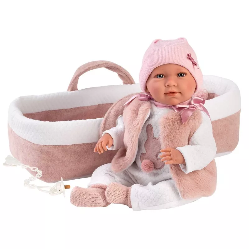 Llorens Mimi Rosa 42 cm — Llorens 74012, Vinyl und Textil, bewegliche Gliedmaßen