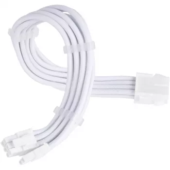 Netzteil-Verlängerungskabel SILVERSTONE PCIe 8‑pin SST-PP07E-PCI8W-V2 30 cm weiß