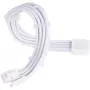 Netzteil-Verlängerungskabel SILVERSTONE PCIe 8‑pin SST-PP07E-PCI8W-V2 30 cm weiß