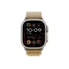 APPLE Watch Ultra 2 GPS + Cellular 49mm Natural Titanium Case mit Tan Alpine Loop - Small