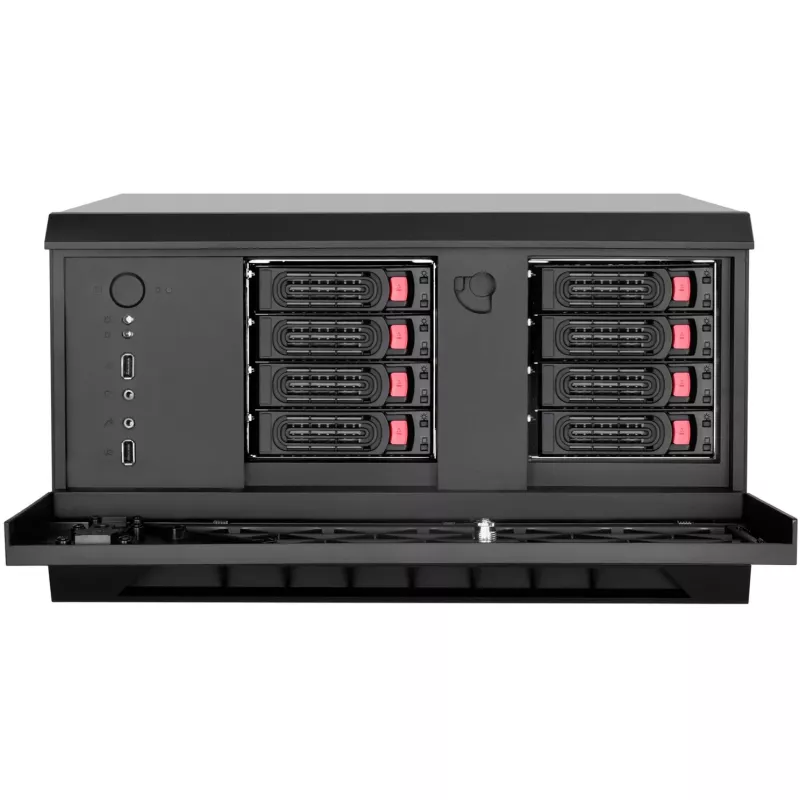 Computergehäuse Silverstone Technology SST-CS381 v1.1 Mini-ITX schwarz