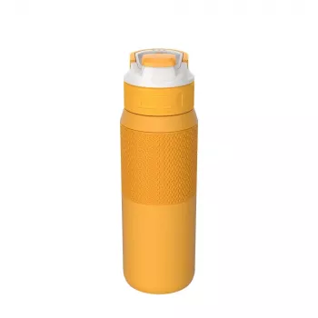 Wiederverwendbare vakuumisolierte Wasserflasche Kambukka Elton 750 ml, Tritan, verschließbarer Deckel, Orange
