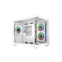 Cooler Master E481-WHNN-S00 Elite 481 WOOD Weiß, mATX, Frontpanel, 70° Vollansicht-Tempered-Glas