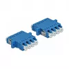 Glasfaseradapter DELOCK LC-Buchse auf LC-Buchse Duplex, blau, 2er-Pack