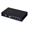 Netzwerk-Gateway PLANET VC-234 managed 4-Port Fast Ethernet (10/100) Rackmount 1U, DC-Eingang, 0,8 Gbit/s Switching-Kapazität