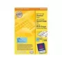 Selbstklebendes Druckeretikett AVERY 3449 Blau 70 x 37 mm